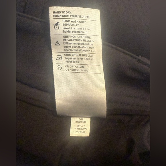 VINCE Mid-Rise Tapered Pull-On Pants SZ XS BLK  EUC S#V831522073 $345 Capsule - Picture 6 of 10